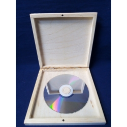 Pudełko na CD 16x16x2,5cm z MAGNESEM  / na zaproszenie / CD większe